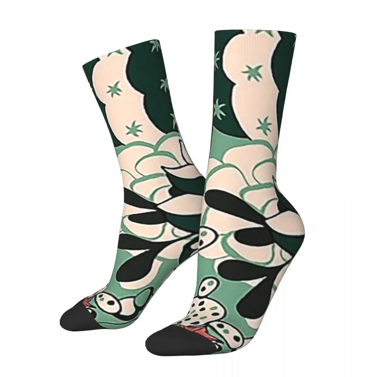 Cacti And Succulent Socks Harajuku Sweat Absorbing Stockings All Season Long Socks Accessories for Man's Woman's Gifts