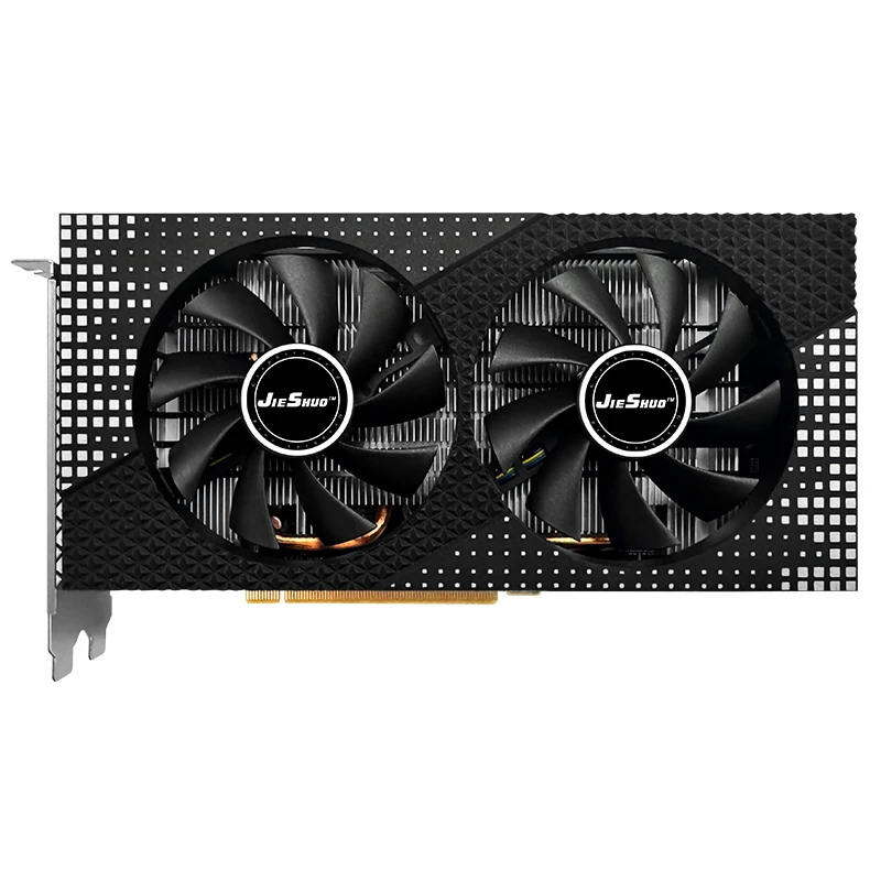 JIESHUO AMD RX 6600m 8GB Video graphics card GPU 128-bit GPU suitable for computer desktop games office rx6600 placa de video