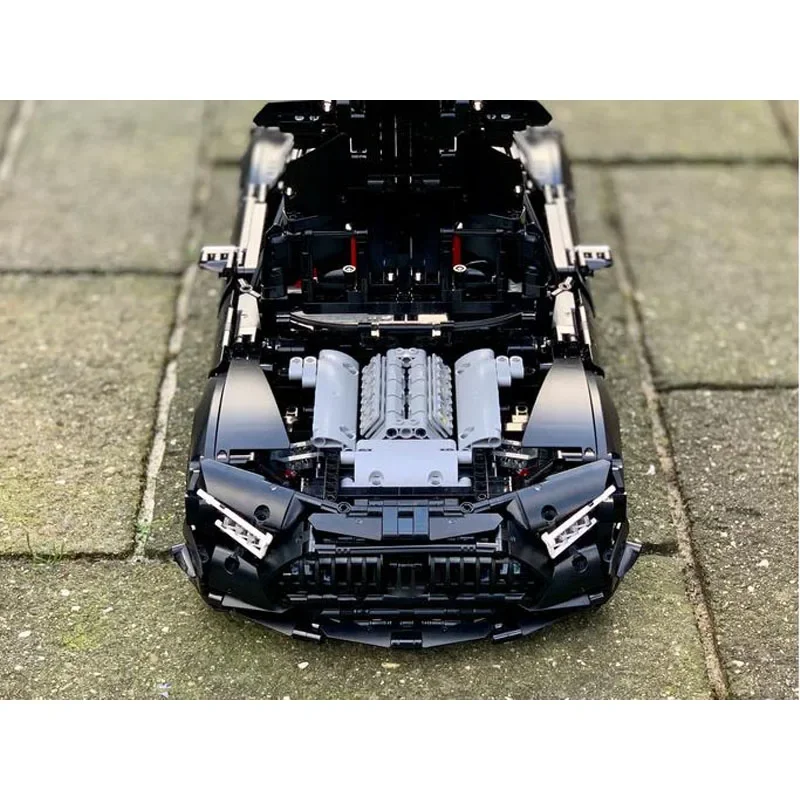 MOC-98023 Neues Supercar GT R Black Series 1:8 Montagebausteine-Modell • 2660 Teile Erwachsene Kinder Geburtstag Spielzeug Geschenk Geschenk