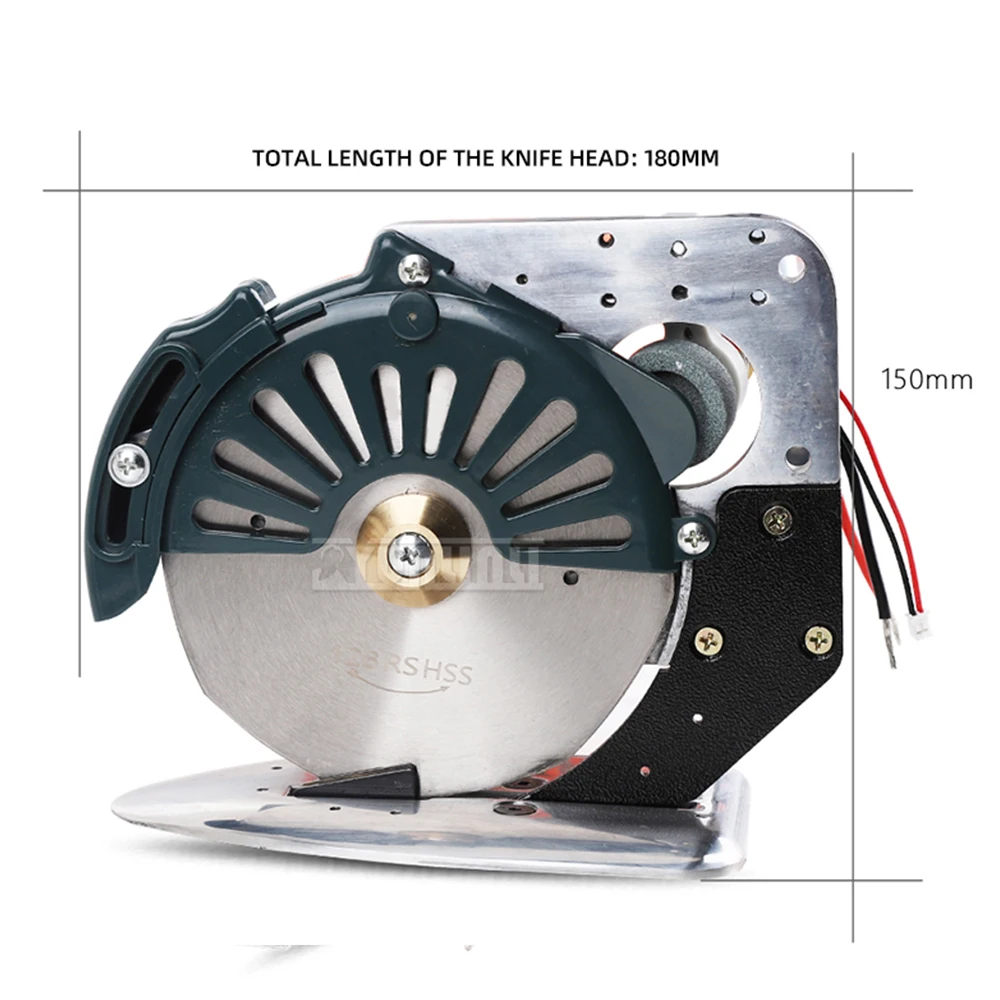 ماكينة قطع كهربائية بسكين دائري 2026 24 فولت ماكينة قطع قماش جلدية بمحرك مباشر مقص كهربائي للملابس