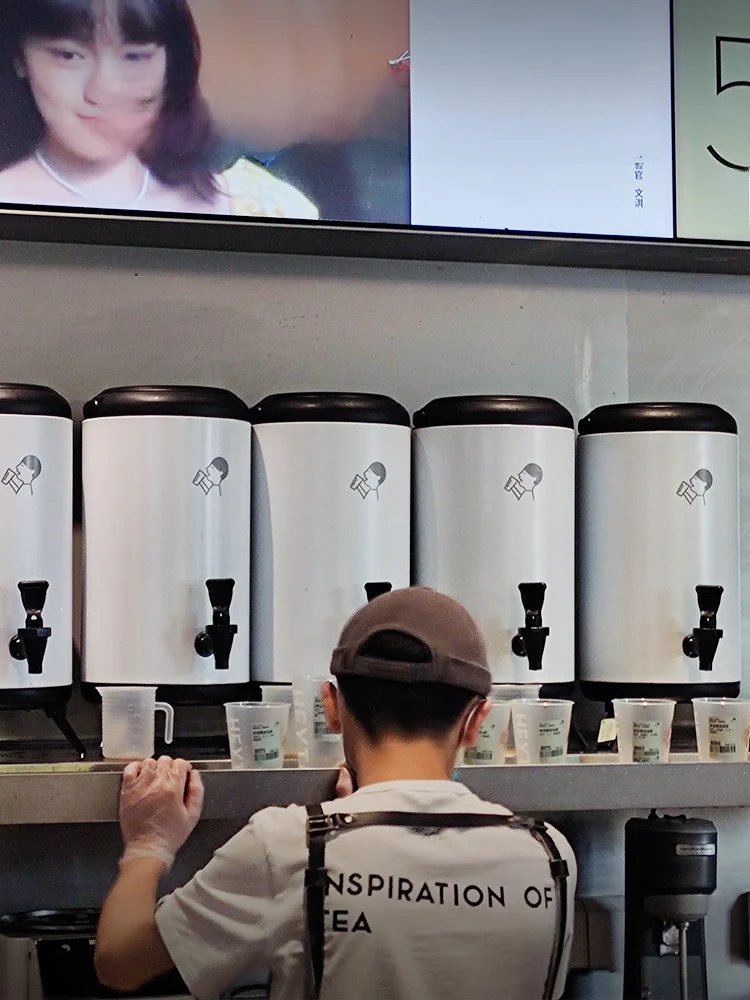 

Large Capaci Stainl Steel Milk Tea Barrel Insulated Tank-forCommercialUse8L Triple Layer for Serving Drifting-SexOPN62