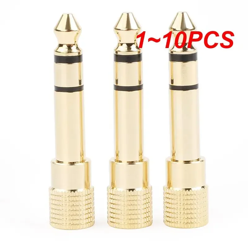 1PCS Jack 6.5 6.35mm Male Plug to 3.5mm Female Connector Headphone Amplifier Audio Adapter Microphone AUX 6.3 3.5 mm