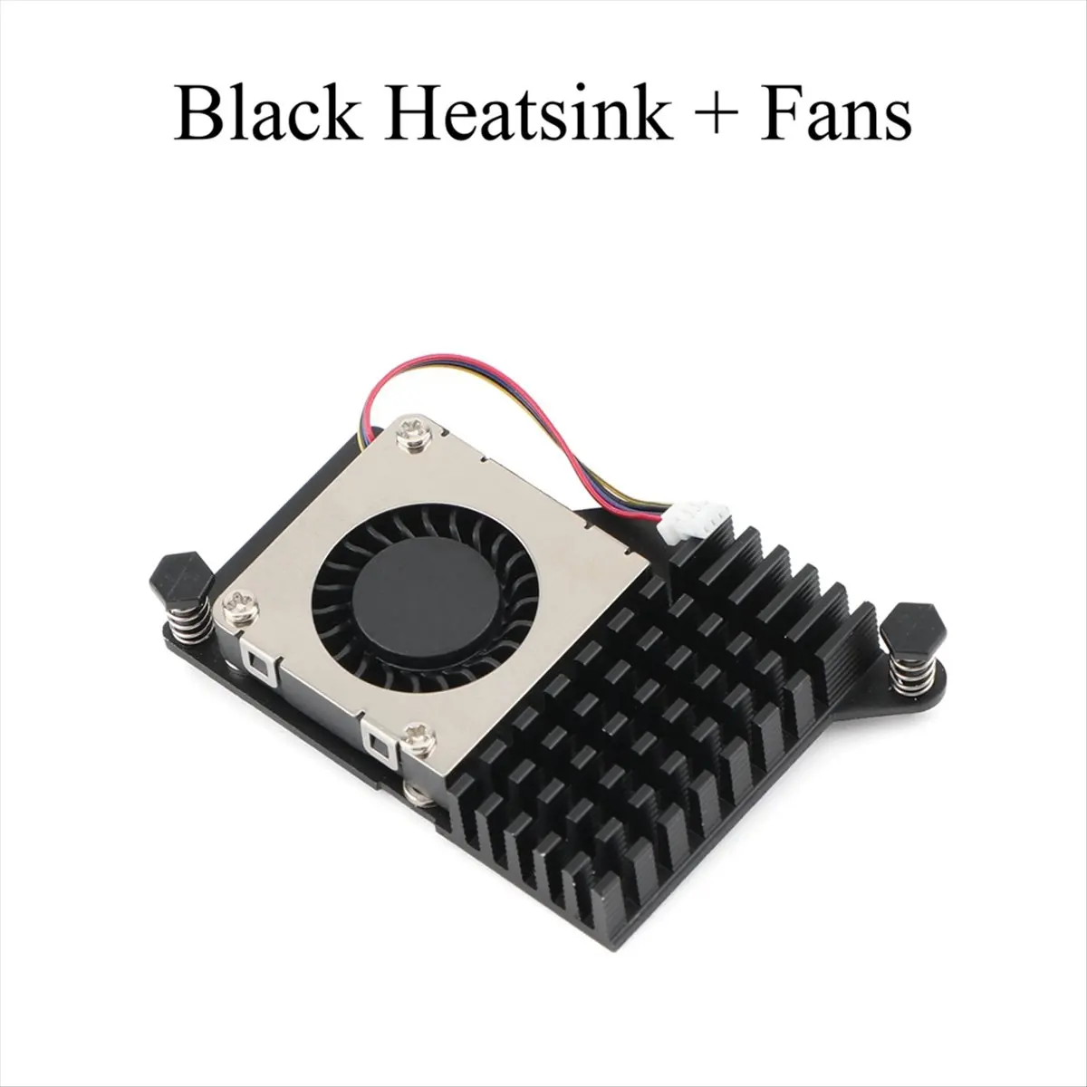 (A64E) Aluminum Alloy Heat Sink for Raspberry Pi 5 Active Cooling Fan