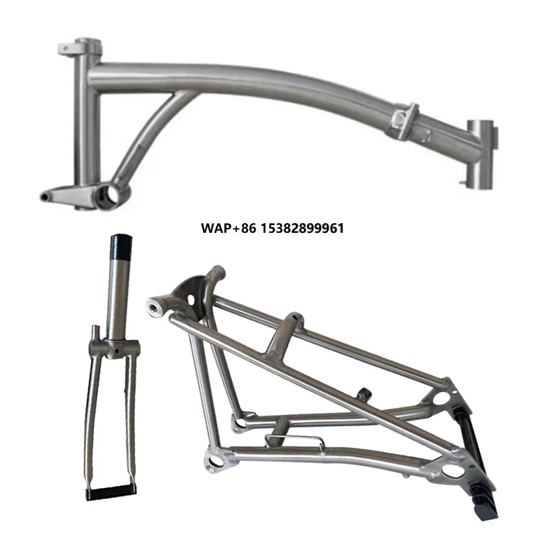 

Folding Bike Frame Titanium Bicycle Frame for Folding Cycling by Pytitans