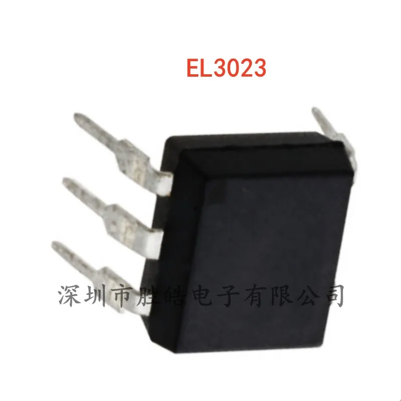 

(10PCS) NEW BLACK EL3023 Bidirectional Silicon Controlled Optocoupler Straight Into DIP-6 EL3023 Integrated Circuit