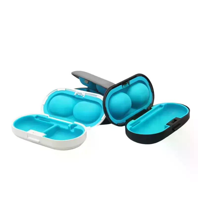 1Pcs Portable Hearing Aid Hard Protective Storage Box Hearing Aid Case Organizer For Sound Amplifier Hearing Aid Accessories