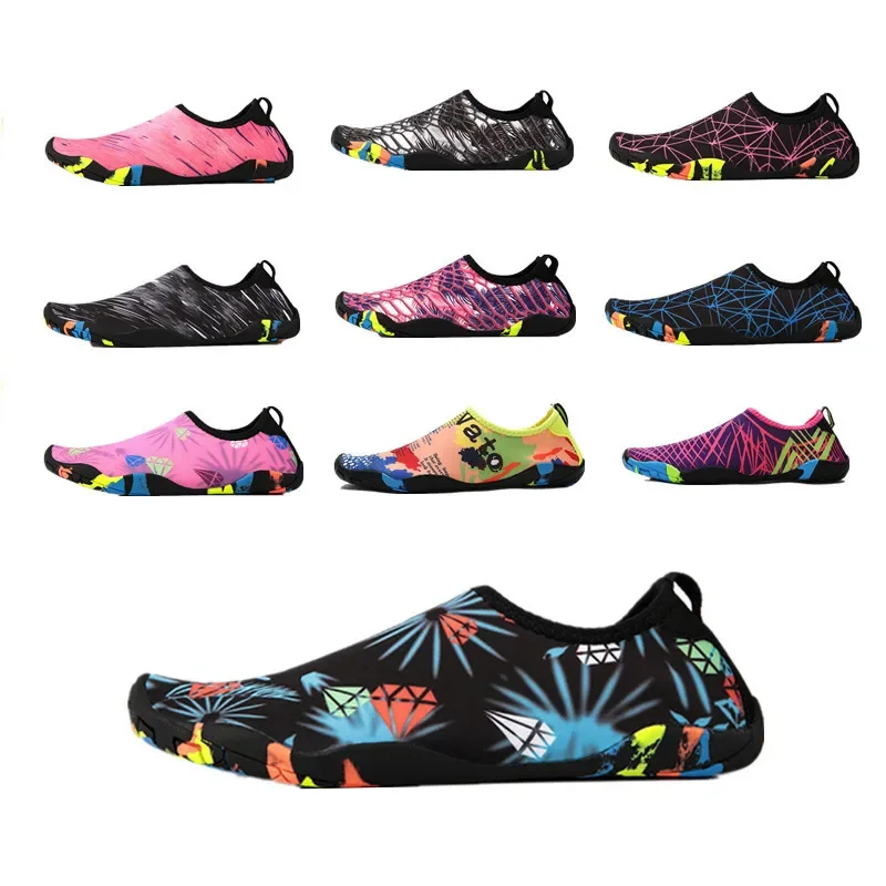 Quick-Drying Summer Water Shoes Beach Socks Light Unisex Seaside Barefoot Wading Sneakers Breathable Swimming Diving Aqua Shoes