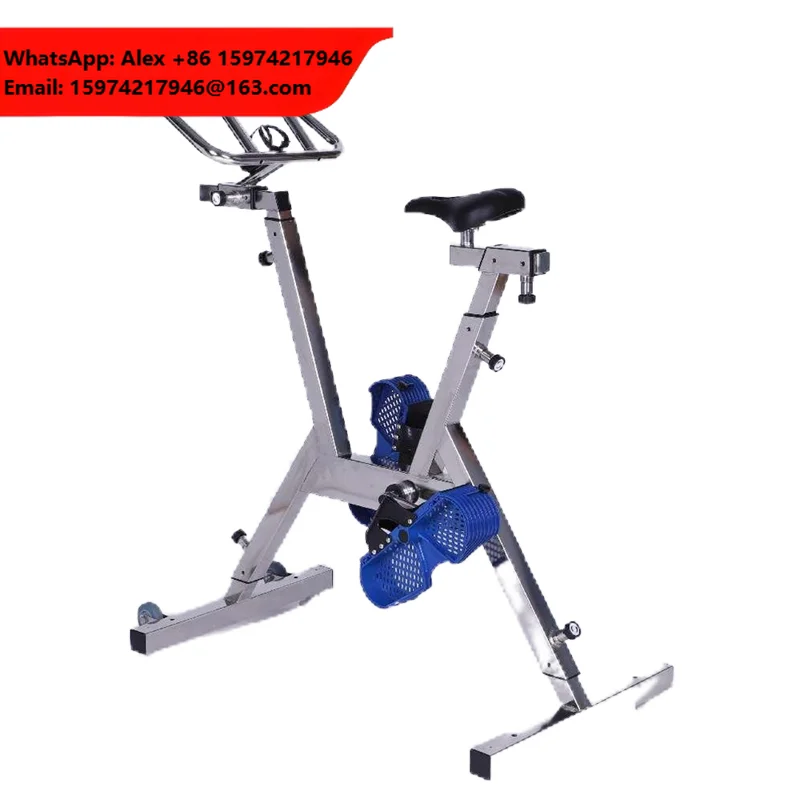 Evoke AQ101 Underwater Gym Equipment Stainless Steel For Swimming Pool Resistance Adjust Pedals Sports Exercise Fitness Bike