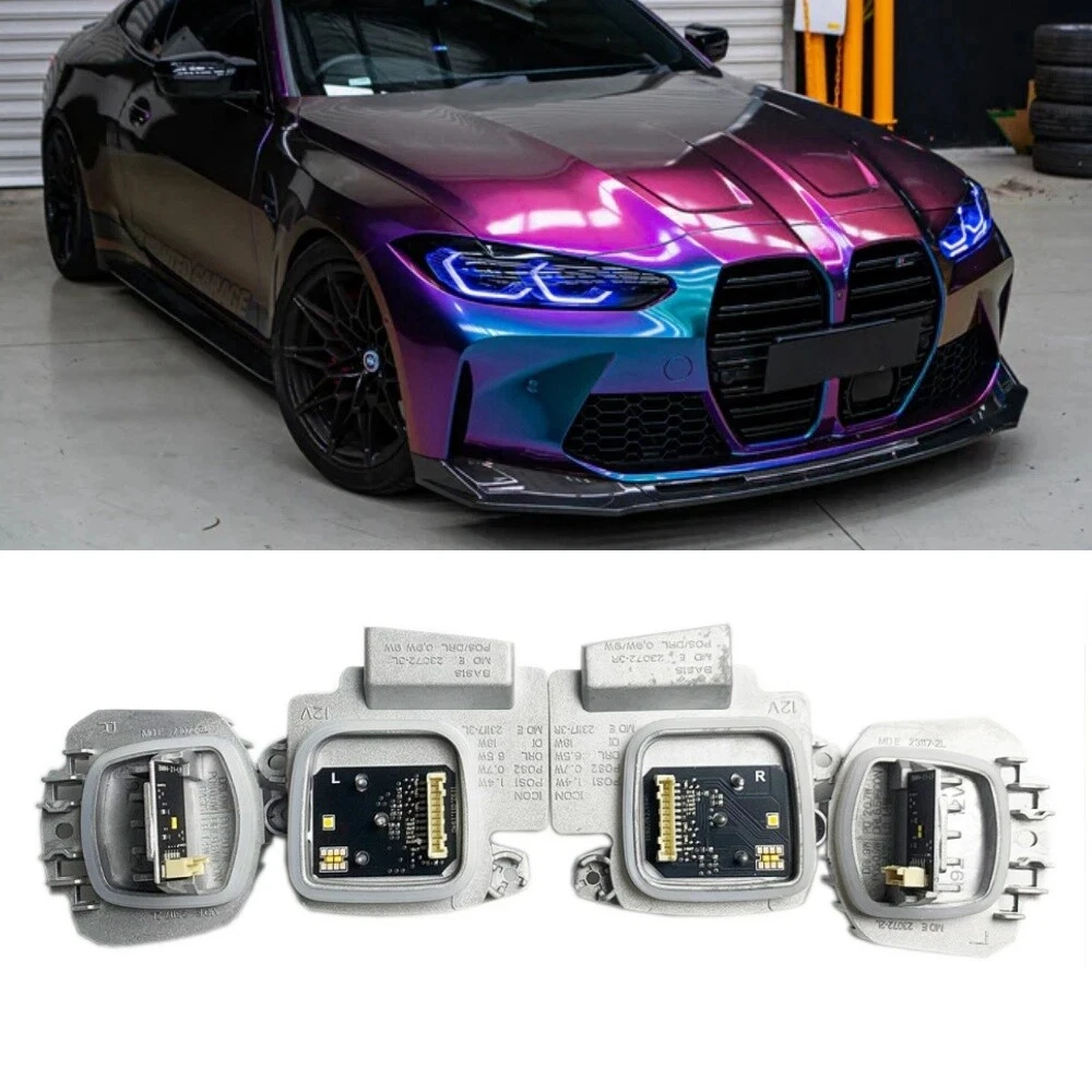 

Для BMW G80 M3 G82 M4 G22 G23 G26 4 серии 2021-2023: Многоцветный лазерный модуль дневных ходовых огней (DRL) 63119851049/50