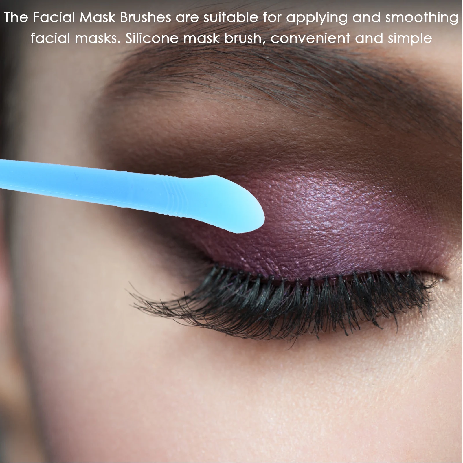 

3pcs Silicone Facial Mask Brush Applicator Flexible Mud Mask Tool Portable Beauty Brush For Face Eye Skincare Makeup Supplies