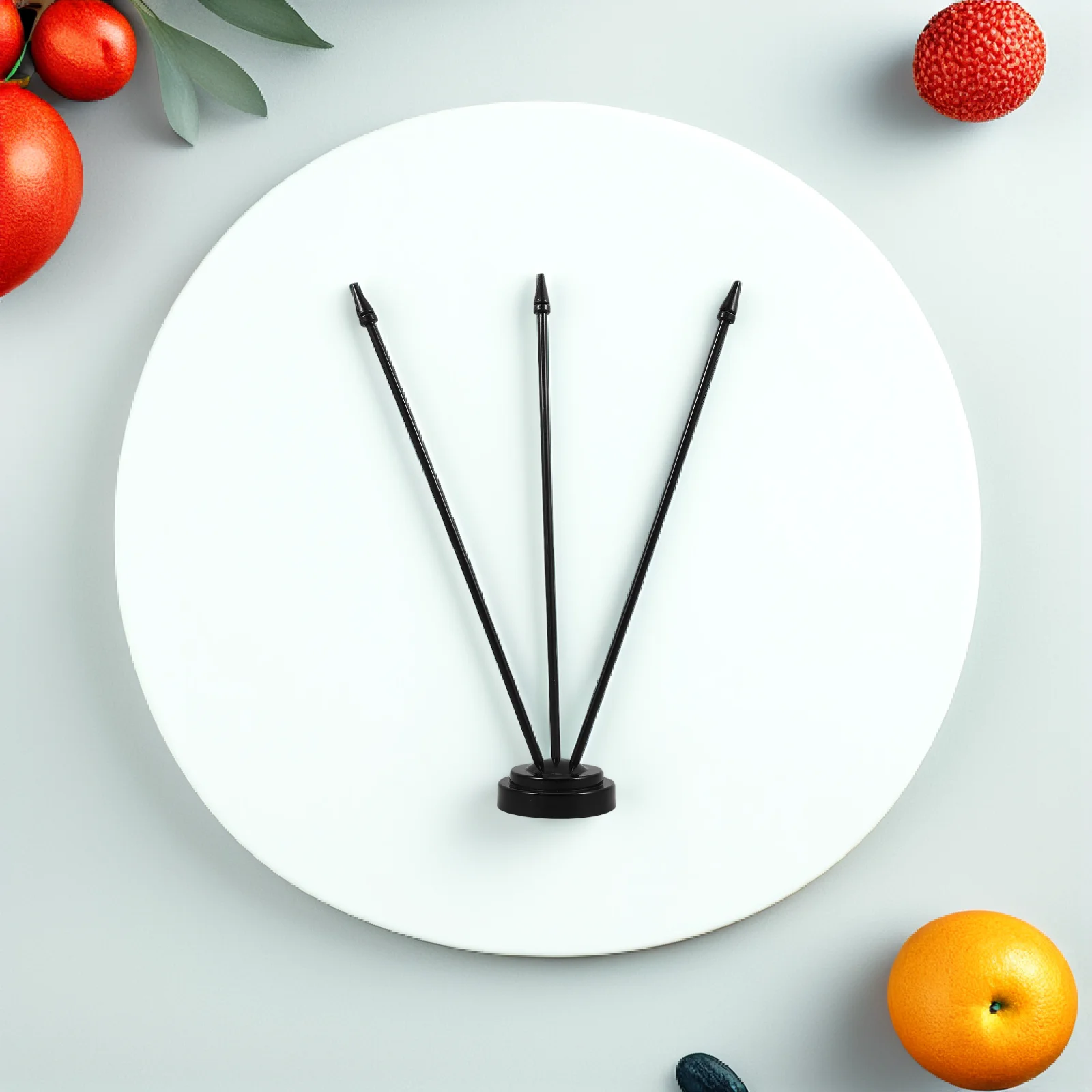 

1pc Desk Holder Mini Flag Stand For Office Home Outdoor Indoor Use Plastic Flag Pole Base Decoration Display Stand