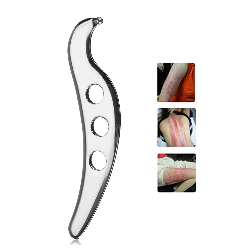 

304 Stainless Steel Gua Sha Guasha Massage Tool Scraping Plate IASTM Physical Therapy Tool Relax Body Muscle Meridian Massager