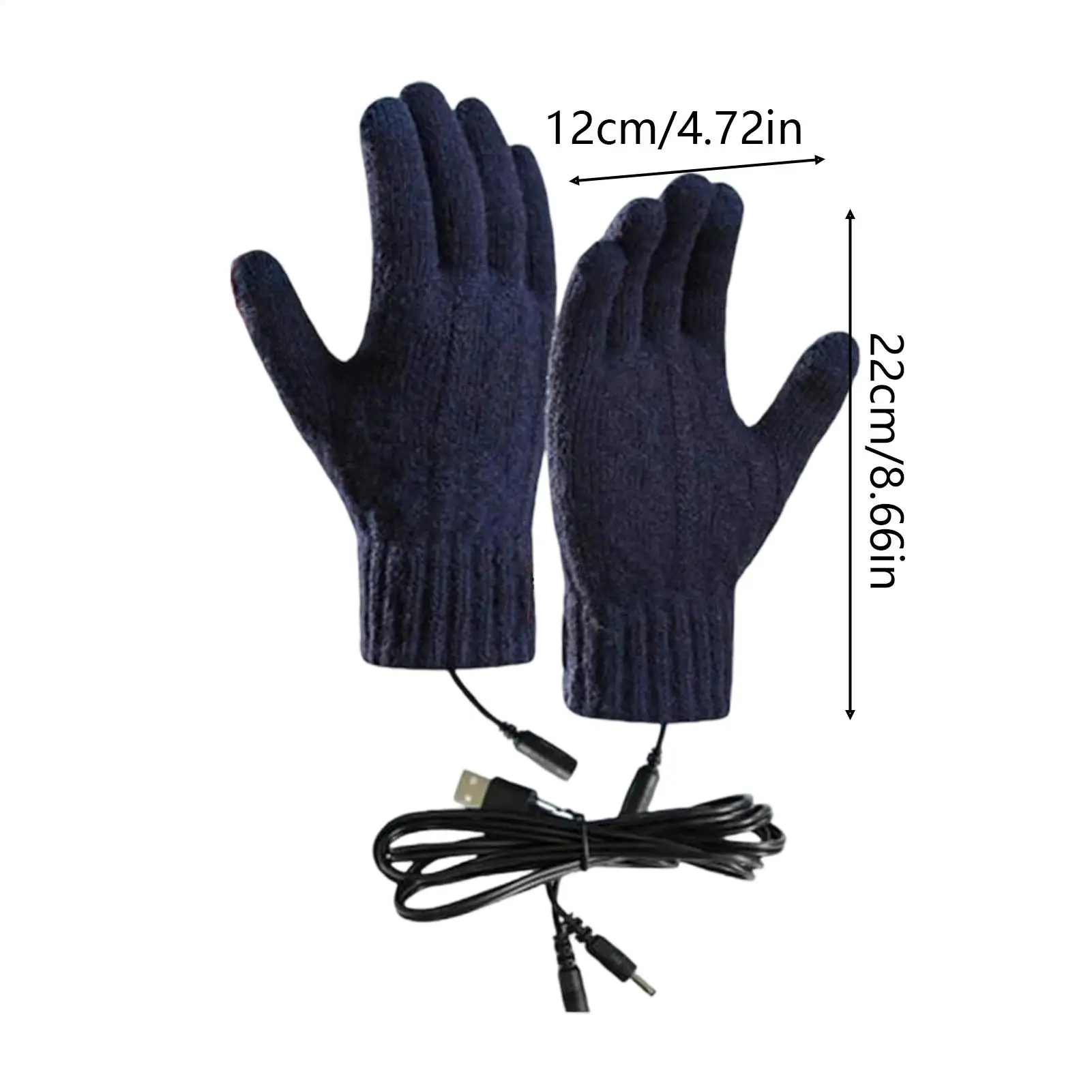 Heated Gloves For Men Cold Weather Winter Heating Mitten Electric Heated Winter Gloves For Women Men Adults Home Indoor Outdoor - view 6