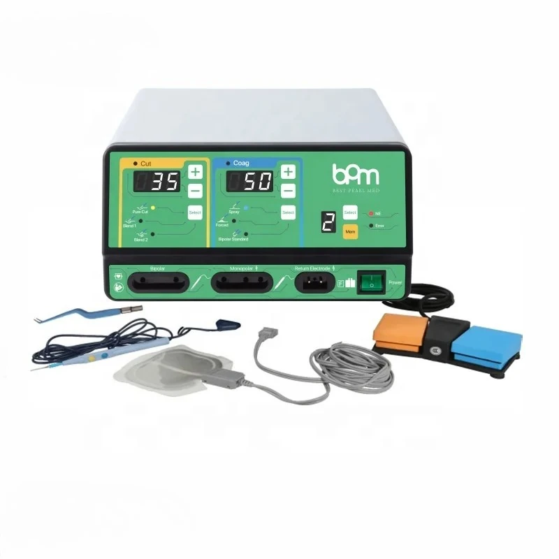 100W Electrocautery Machine BPM-ES106 - Professional Monopolar Bipolar Diathermy High Frequency Electrotome for Operating Room