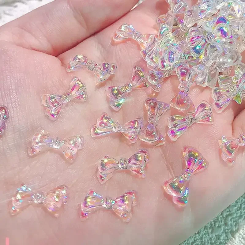 Wholesale Rich And Colorful Internet Celebrities Volume Purchase Attractive Fashionable Holographic Nail Art Bear Design