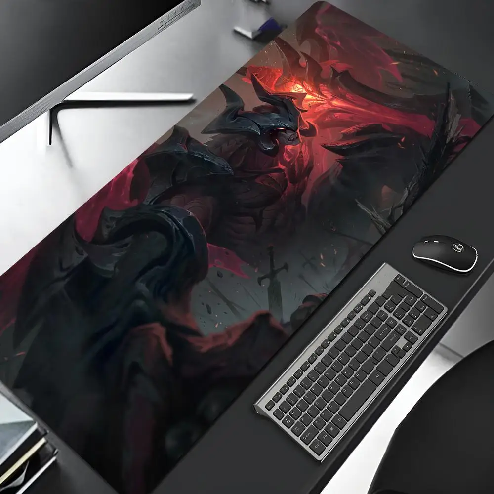 Aatrox Ahri Akali Mouse Pad Cartoon Lockedge Large Gaming Pad Computer Gamer Keyboard Mat Desk Mousepad PC Desk Pad