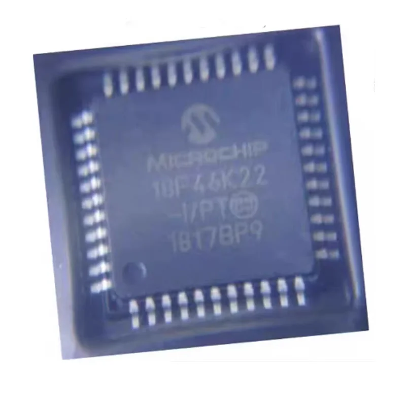 5Pcs New Original Pic18F46K22-I/Pt Package Tqfp44 44-Pin High-Performance Microcontroller Chip