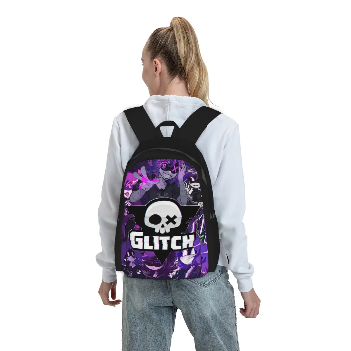 

Murder Drones Backpack Boys Girls BookBag Children School Bag Computer Shoulder Bags for Men Women