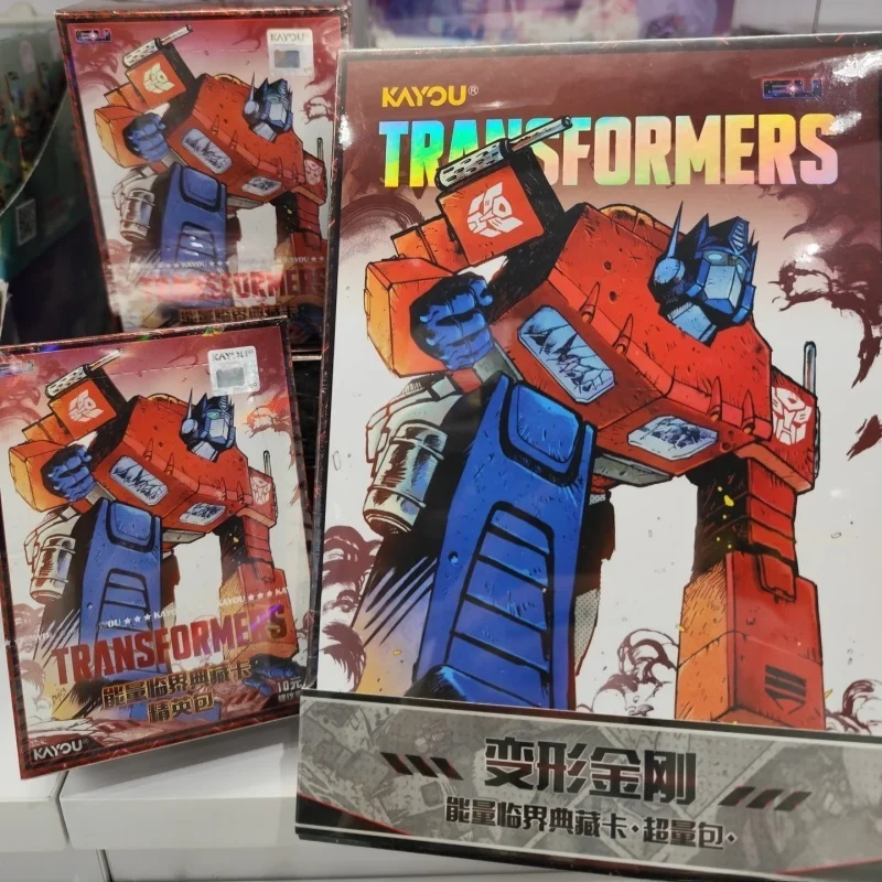 

KAYOU оригинальные трансформеры Energy Critical Collection Excess Pack Elite Pack коллекционная карта аниме периферийные подарки