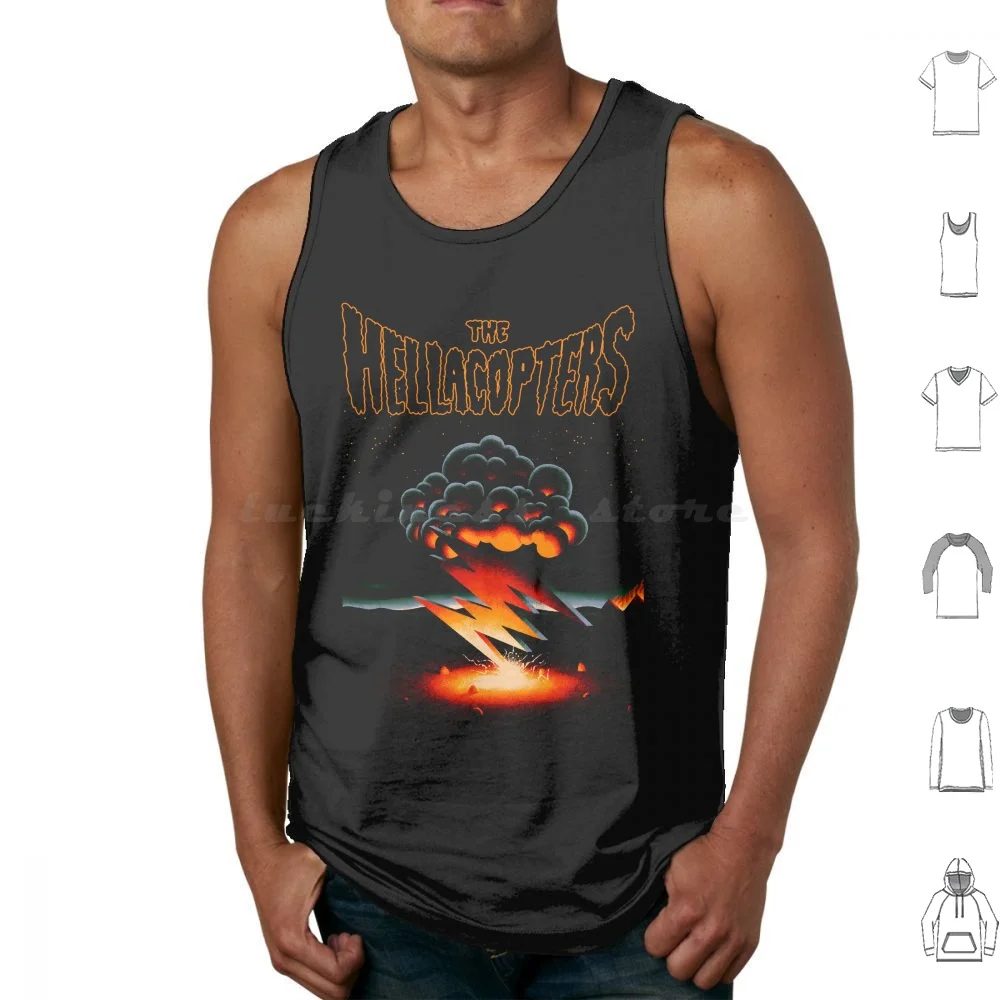 The Hellacopters Tank Tops Print Cotton The Hellacopters Swedish Scandinavian By The Grace Of God Grande Nicke Andersson