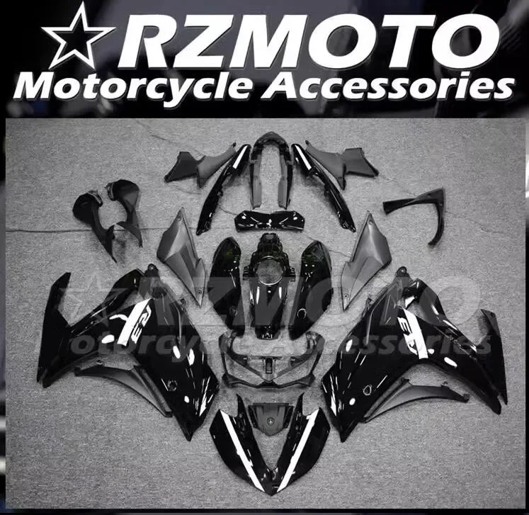 

4Gifts New ABS Fairings Kit Fit For YAMAHA YZF- R3 R25 15 16 17 18 2015 2016 2017 2018 Bodywork Set Custom Black