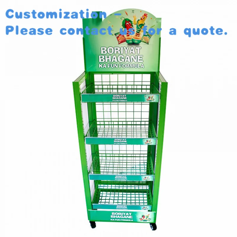 

Custom.Стойка для выставки товаров с лапшой, лапша быстрого приготовления, супермаркет, металлические самые дешевые зеленые стеллажи на заказ