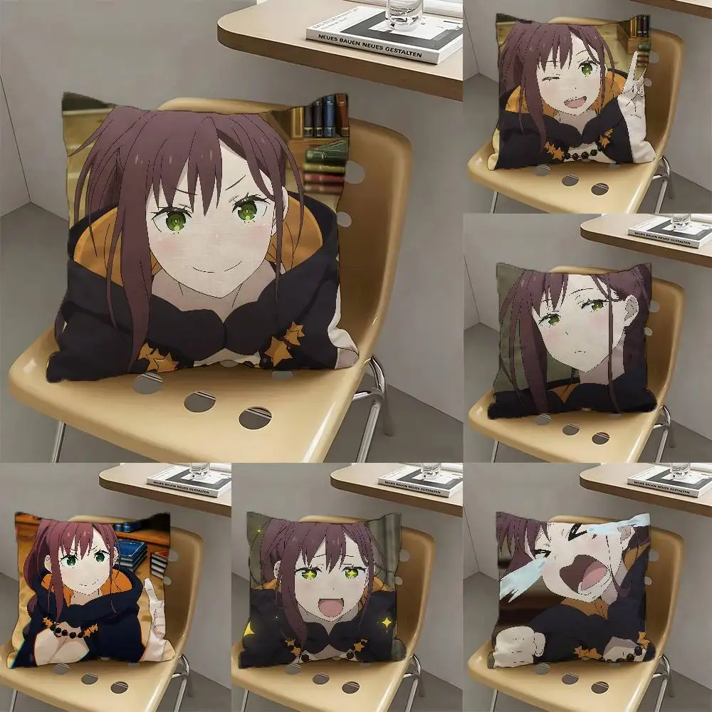 1pc Shaula Anime Characters Pillow Case Fashion Square Pillowcase Bedroom Sofa Room Ins Decoration Leisure