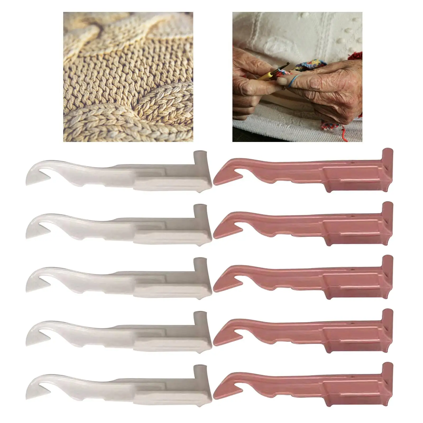 

Knitting Hooks for Automatic Knitting Machine Replacement Components Crochet Needle Set for 22 40 48 Models Sewing Tools