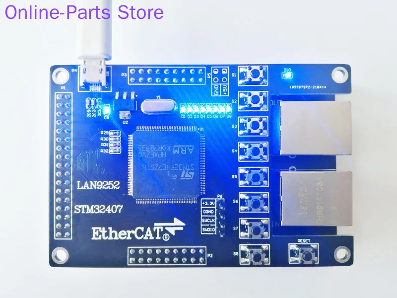 LAN9252 LAN9252 Slave LAN9252 Development Board EtherCAT Slave 16IO CIA402