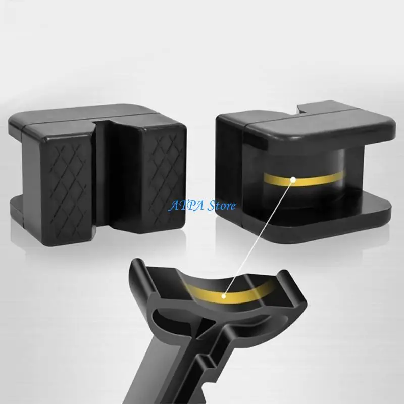 

U13C Universal Jacks Accessories Heavy Duty Jacks Stand Pad Adapter Rubber Pad Pinch Weld Side Frame Protector