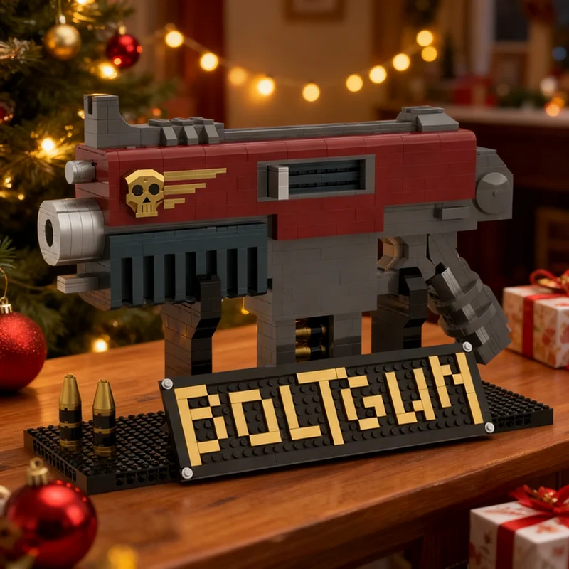 1294pcs MOC Other Space Marines Bolt Gun from Warhammeres 40K Model Christmas Gift Bookshelf Display Design Interior Ornament