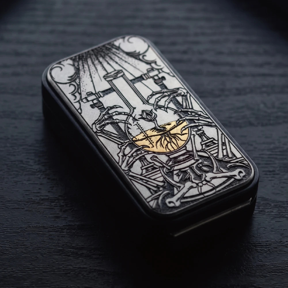 Ph Lab EDC Is Pushing Out Mechanical Metal-linked Push Card Tabletop Stress-relief Toys
