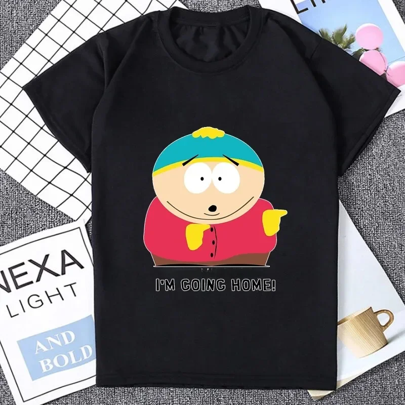 Koszulka dziecięca South Park Retro Hot selling Casual modna wygodna Anime Acg Fans Otaku t-shirt dla chłopców i dziewcząt