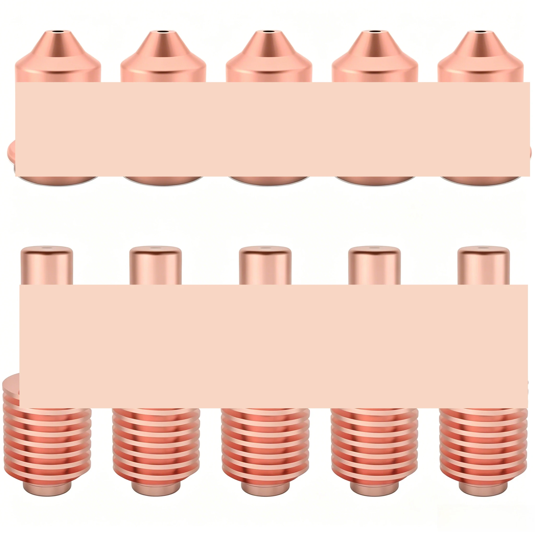 220671 Nozzle & 220669 Electrode Tips Kit Fit PMX45 T45 M/V Plasma Torch, 20Pcs Each Plasma Consumables