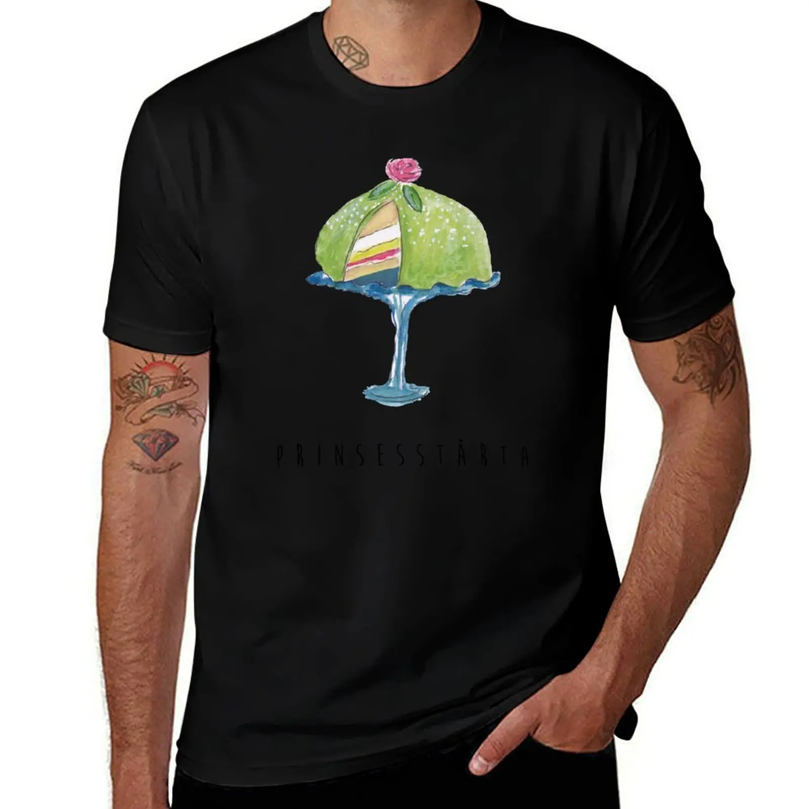 Prinsesst?rta, birthday cake, coffeebreak T-Shirt Relaxed Fit Casual Short Sleeve Top