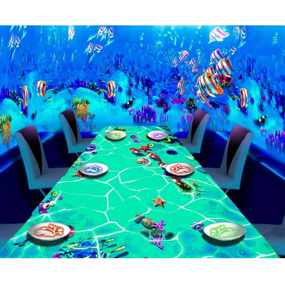 Multi-sensory Dining Immersive Projection Experience Restaurant/Hotel 360 Immersive Wall Mapping Projection