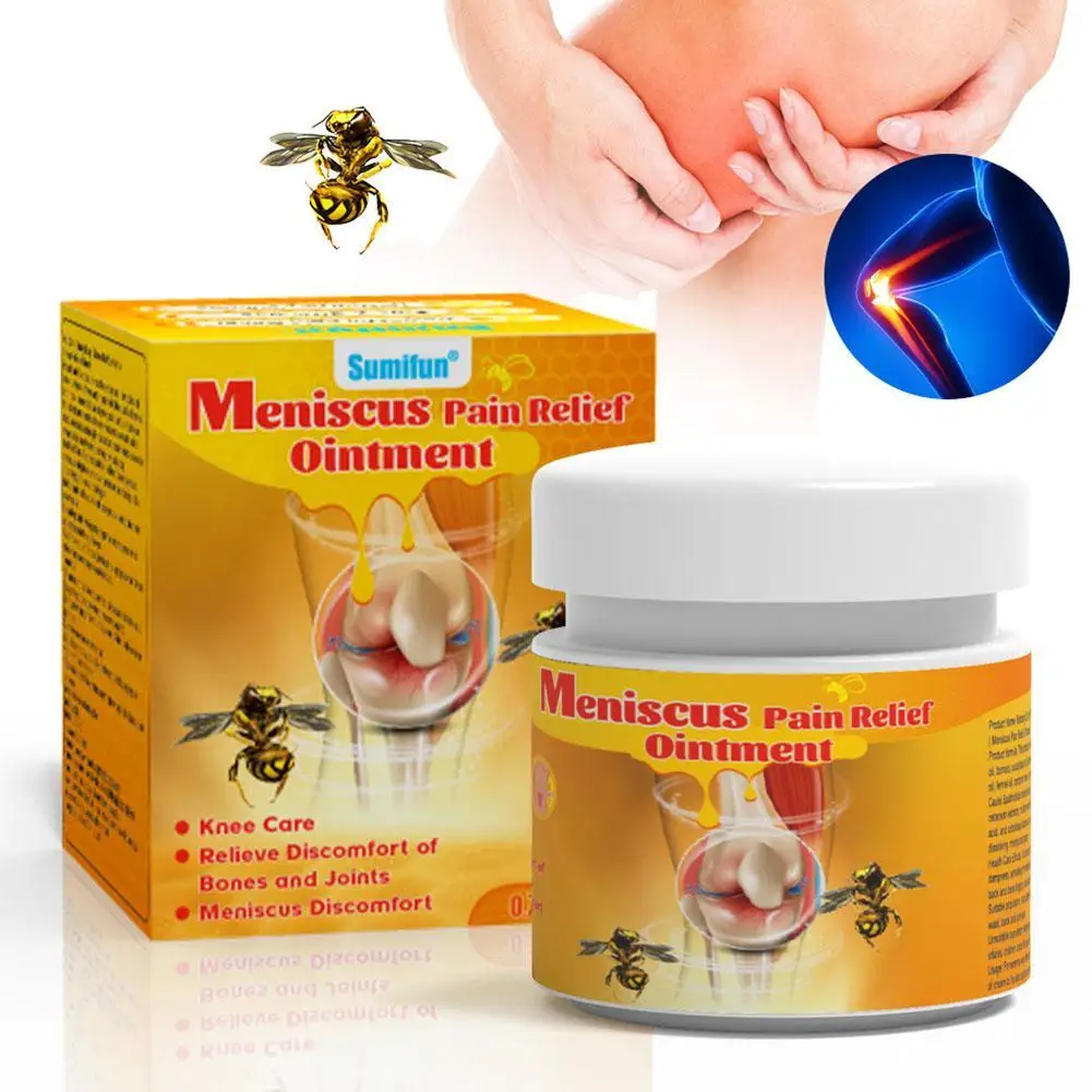 Bee Knee Pain Relief Cream Meniscus Sprain Medical Plaster Arthritis Rheumatoid Joints Analgesic Ointment Support Care 20g