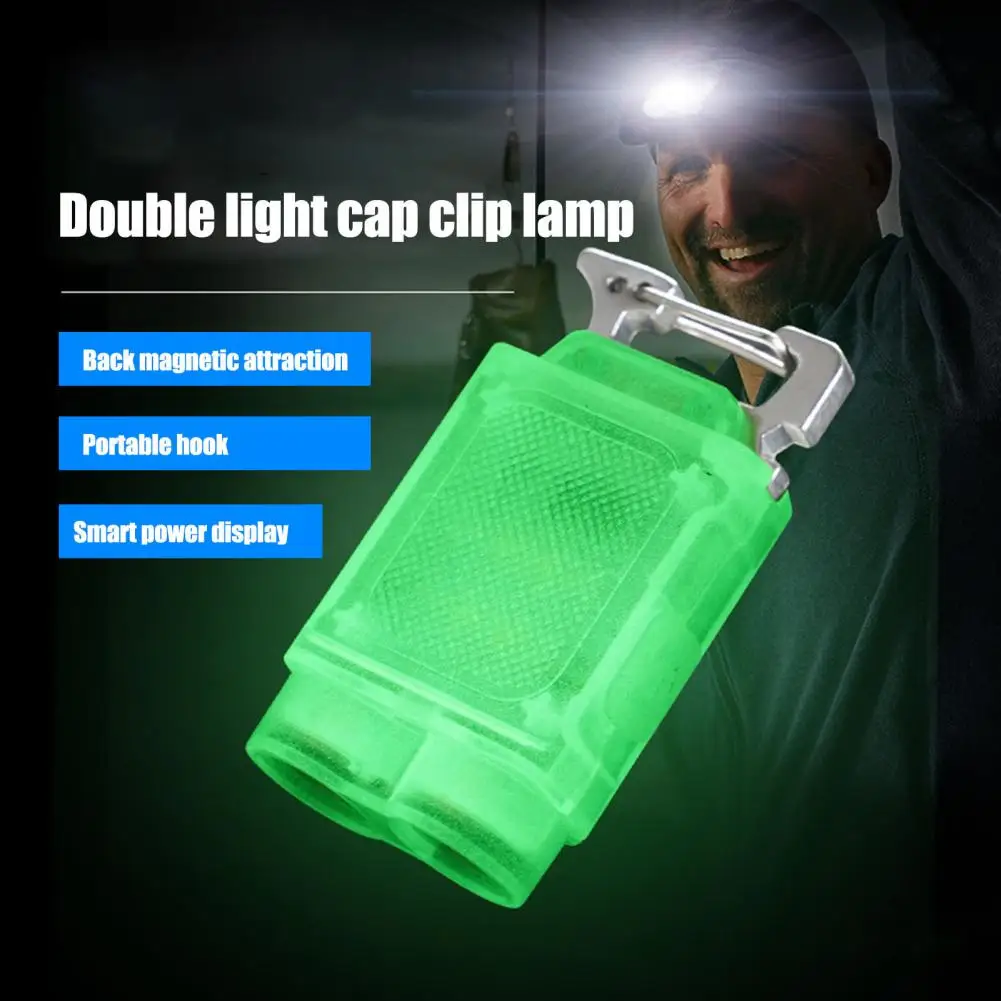 

Magnetic Flashlight Waterproof Headlight Ultra-light Waterproof Led Hat Clip Light with Magnetic Hands-free for Outdoor