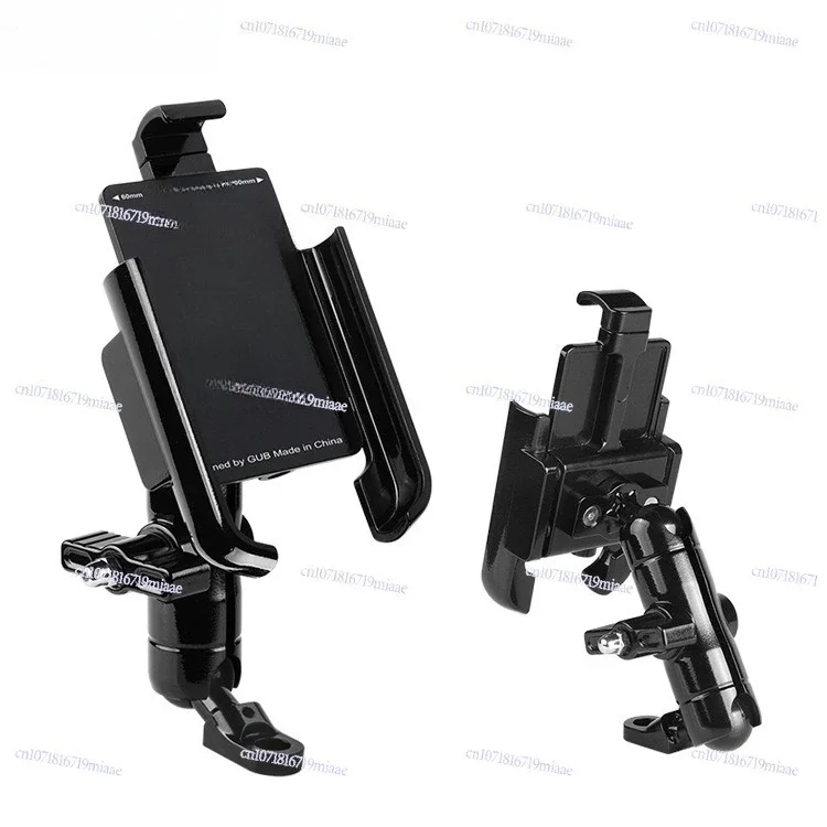 

GUB P50 Motorcycle Mobile Phone Holder Electric Vehicle Rearview Mirror Navigation Aluminum Alloy Mobile Phone Holder