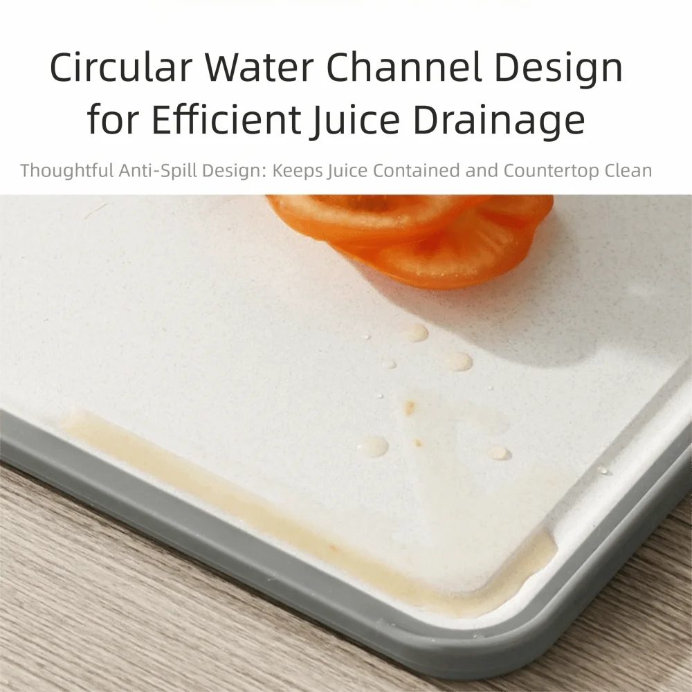 

Durable Steel Stainless Steel Cutting Board Portable Design Compact Size Double-Sided Chopping Board Easy Grip Easy to Clean