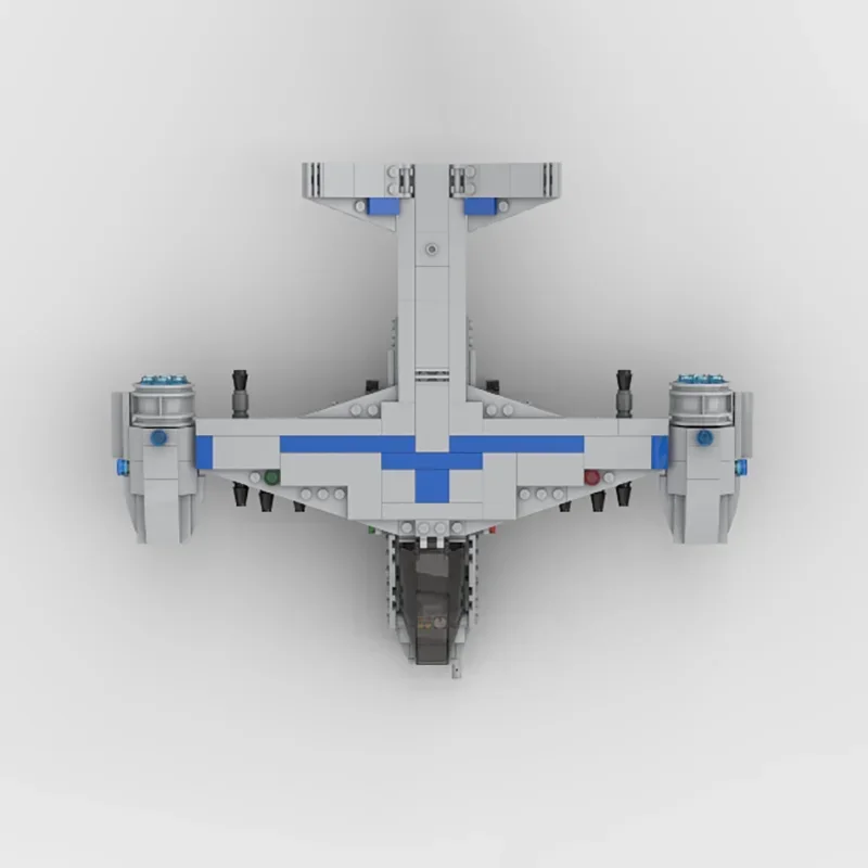 Bloques de construcción Moc de la serie militar para niños, juguete de combate de montaje, tecnología de modelo de chorro de inclinación de ataque, ladrillos de avión, bricolaje