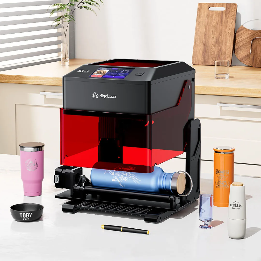

Algolaser Pixi Smart Simple Safe Class 1 Laser Engraver CutterCNC Router Desktop Protable Woodworker Engraving Machine DIY Tools