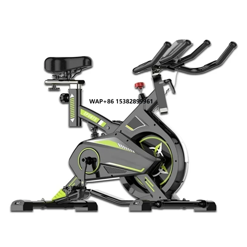 

Commercial Gym Spinning Bike Indoor 18kg Flywheel Magnetic Resistance Portable Spinning Exercise Bike