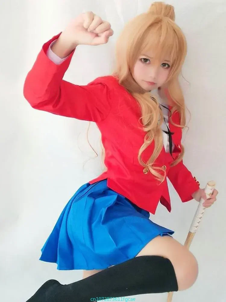Disfraz de Cosplay tigre DRAGON Toradora, uniforme escolar Taiga Aisaka, tenue de mascarade Pu'er, fiesta de Festival, regalos