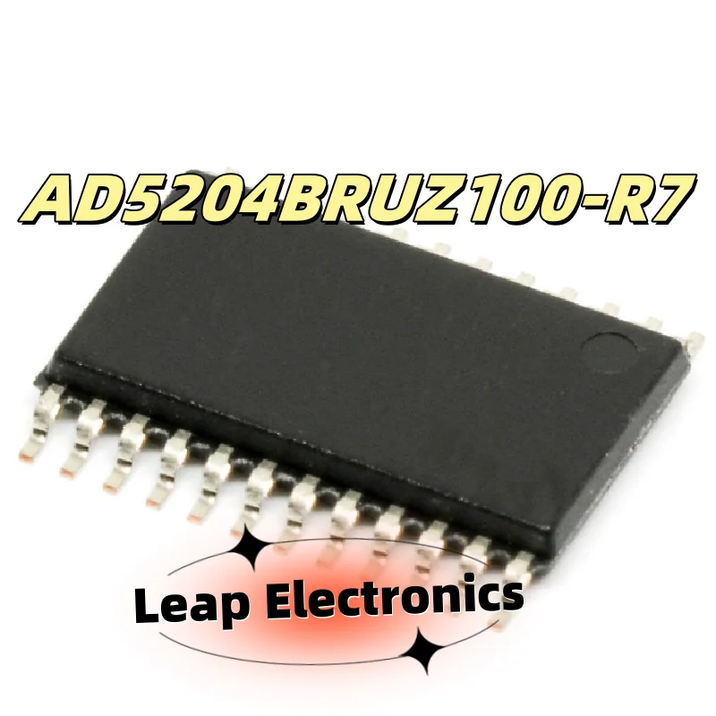 10pcs AD5204BRUZ100-R7 ADI Potenciômetro Digital ICs Novo Original Em Estoque Frete grátis entrega rápida