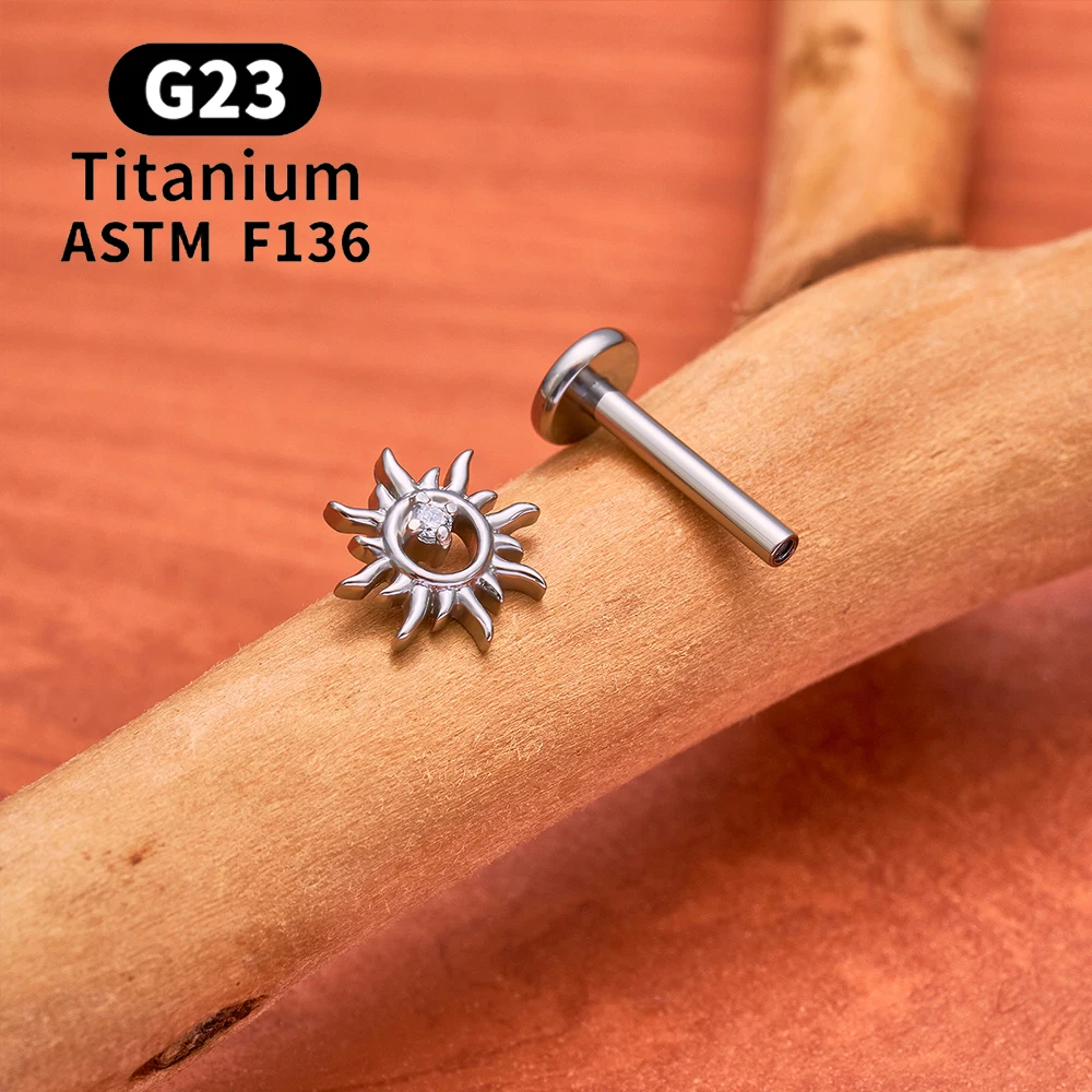 ASTM F136 Titanium CZ Heart Wi - Zoor Body Jewelry 评论和价格