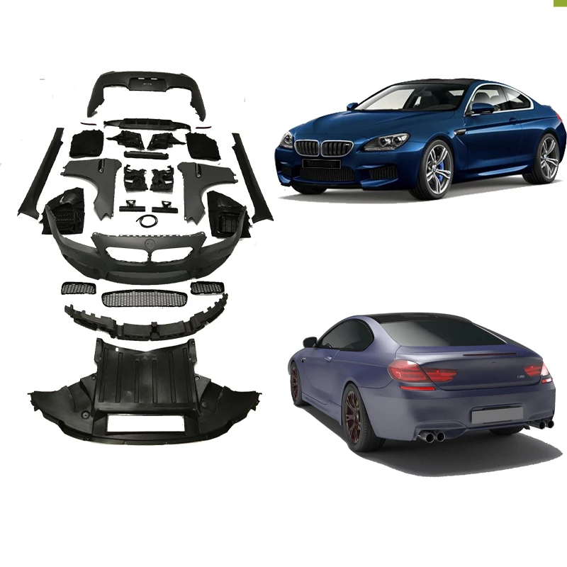 

STLF2012Year + 6 серий F06 M6 Bodykit для F12 F13 Автомобильные бамперы Обновление M6 Facelift Автоматические системы кузова Передний бампер Задний бампер F0
