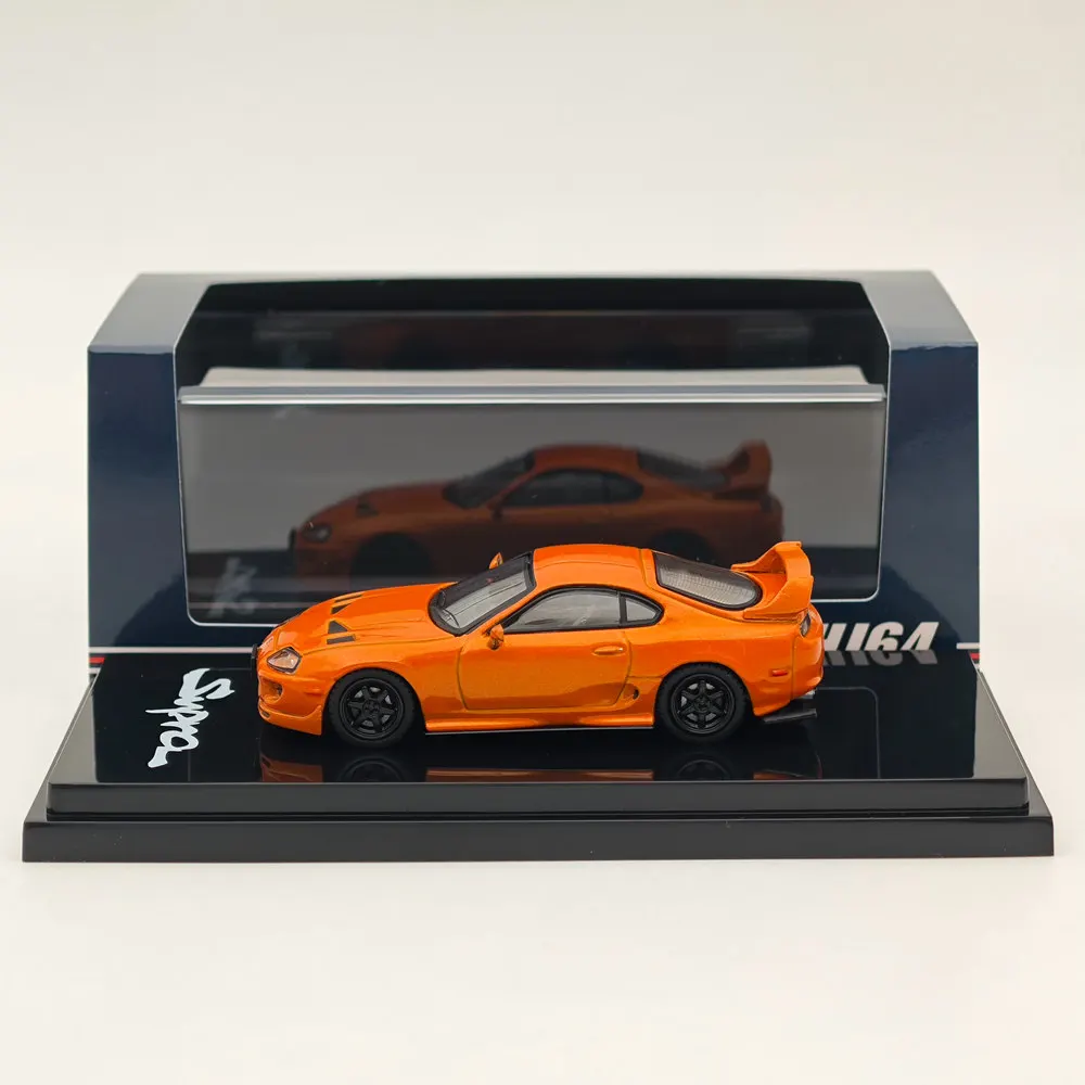 

Hobby Japan 1/64 For SUPRA (JZA80) JDM CUSTOMIZED VERSION ORANGE METALLIC HJ644042P Diecast Models Car Collection Auto Toys Gift