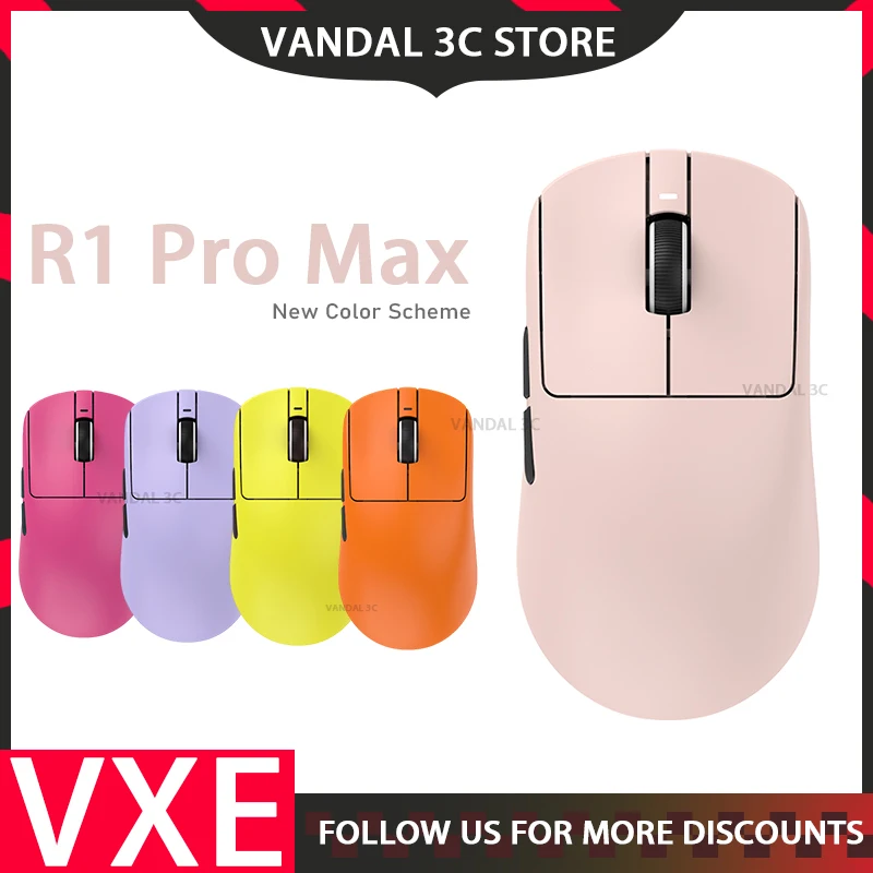 

Vxe R1 Pro Max Mouse Vgn R1 Bluetooth Paw3395 Lightweight Gaming Mouse Rechargeable Gamer Ergonomic Wireless Mouse Esport Gifts