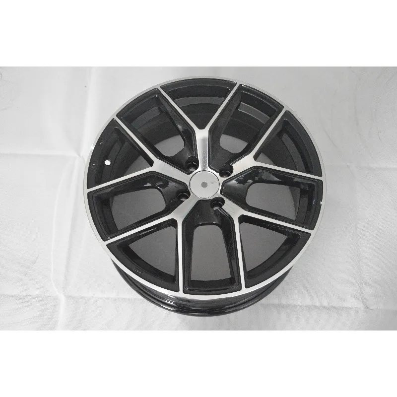 【2026】Gloss Black Machined Face 5-Spoke Sport Alloy Wheels15 16 17 18 19 20 21 22 23 24 Inch 5x100/5x114.3 For Subaru/Toyota/Hon